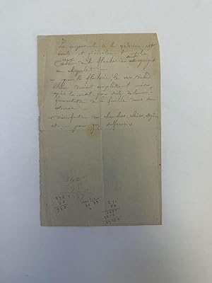 ANTOINE BÉCHAMP AUTOGRAPH LETTER SIGNED
