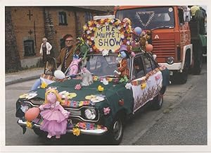 The Muppets Muppet Show at Diss Norfolk Carnival 1980 Postcard