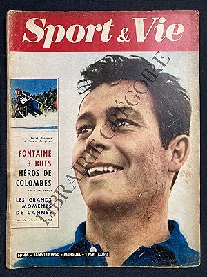 SPORT ET VIE-N°44-JANVIER 1960-JUST FONTAINE