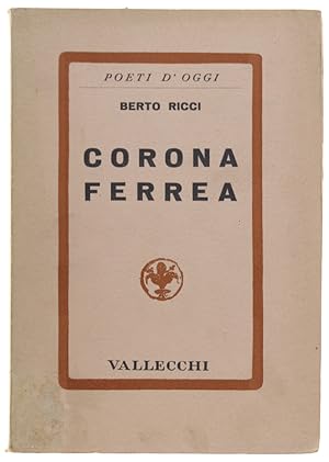 CORONA FERREA. Poesie.: