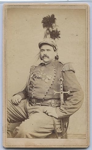 1860s Colonel Routh Goshen Signed CDV Photograph