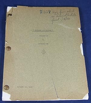 DRESSED TO KILL (Original Heavily Annotated Screenplay for the 1946 Universal Studios SHERLOCK HO...