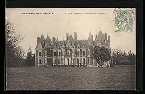 Carte postale Pontorson, Chateau de la Crenne