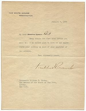 1936 President Franklin Roosevelt Typed Letter Signed on White House Stationery