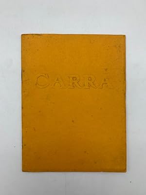 Mostra del pittore futurista Carlo Carra' 18 dicembre 1917-10 gennaio 1918. Galleria Paolo Chini,...