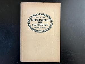 Gedenktagebuch fur mathematiker. Dritte auflage