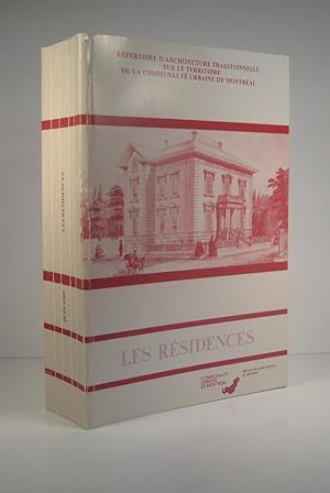 Répertoire d'architecture traditionnelle sur le territoire de la Communauté urbaine de Montréal. ...