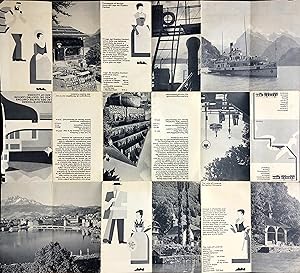 Touristenkarte vom Vierwaldstättersee. Maßstab 1 : 75 000, Stand 1961