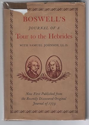 Boswell's Journal of a Tour to the Hebrides with Samuel Johnson