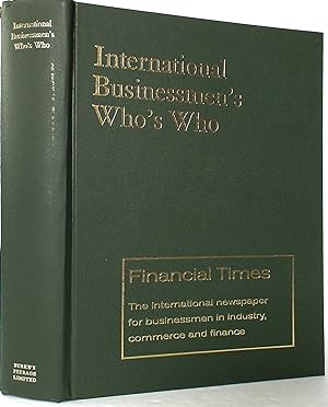 International Businessmen's Who's Who. Second Edition, 1970