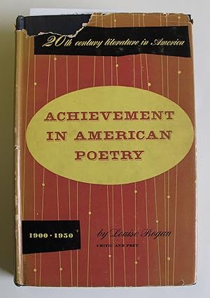 Achievement in American Poetry | 1900- 1950