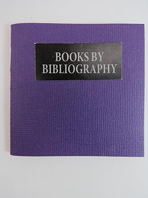 BOOKS BY BIBLIOGRAPHY (MINIATURE BOOK)