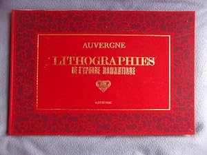 Auvergne lithographies de l'époque romantique