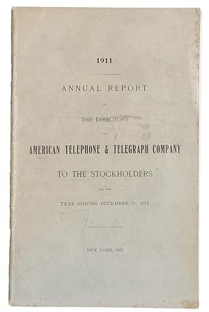 Annual Report of the Directors of American Telephone & Telegraph Company to the Stockholders for ...