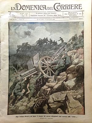 La Domenica del Corriere 26 Novembre 1916 WW1 Macchi Buffa Quaranta Grado Carso