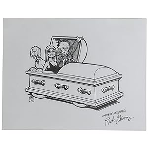 [Coffin Car Original Illustration]