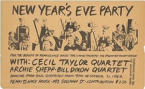 New Year's Eve Party with Cecil Taylor Quartet and Archie Shepp-Bill Dixon Quartet (Original flye...