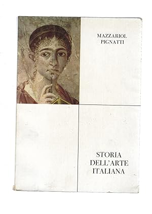 STORIA DELL'ARTE ITALIANA vol. I