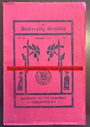 THE UNIVERSITY MONTHLY, Vol. 33 No. 2, November, 1913