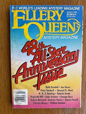 Ellery Queen Mystery Magazine March 1989