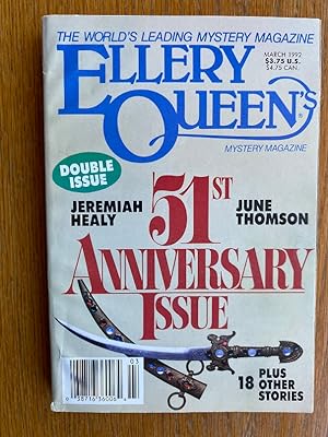 Ellery Queen's Mystery Magazine March 1992