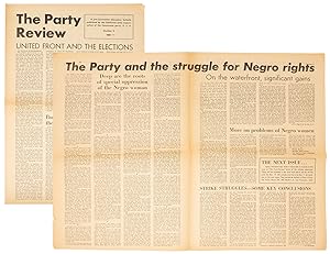 "The Party and the Struggle for Negro Rights" [in] The Party Review, Number 2