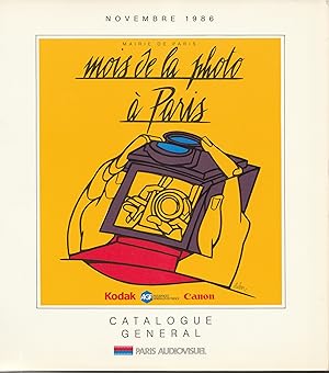 Mois de la photo à Paris. Catalogue général, Novembre 1986