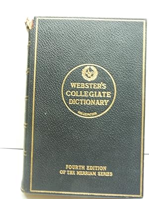 Thin Paper Webster's Collegiate Dictionary 4th edition