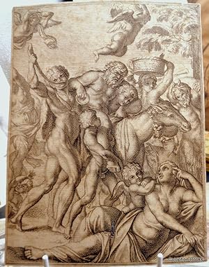 To The Victor The Spoils. A 17th century copper engraving c1620