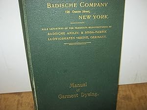 Manual Of Garment Dyeing 1570 Badische Company
