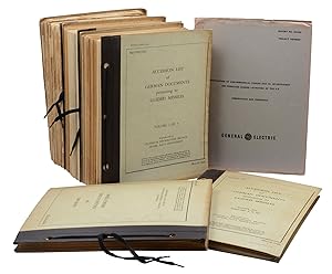 Accession List of German Documents Pertaining to Guided Missiles (plus Index, Glossary of English...