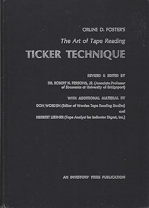 Ticker Technique The art of Tape Reading