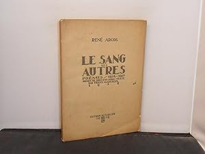 Le Sang des Autres Poemes 1914-1917 ornes de huit bois hors-text par Frans Masereel