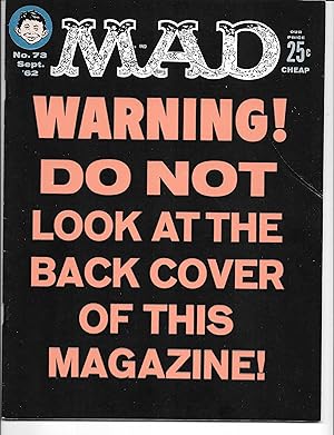 MAD Magazine: September, 1962