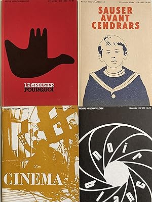 Sauser avant Cendrars; Le Corbusier pourquoi; Noir blanc; Cinéma.