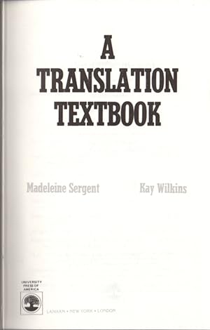 A Translation Textbook