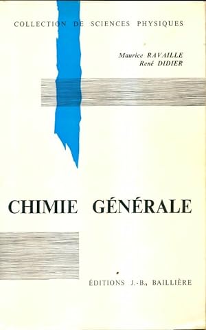 Chimie g n rale - Maurice Ravaille