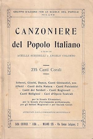 Canzoniere del popolo italiano. 235 canti corali