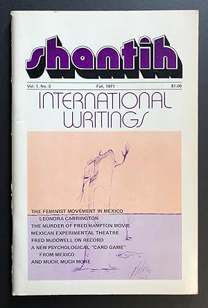 Shantih : International Writings, Volume 1, Number 3 (Fall 1971)