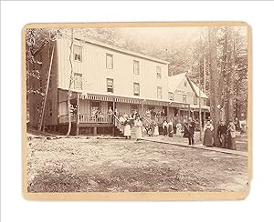 Ca. 1890s photograph of Spring House Resort in Richfield Springs, New York
