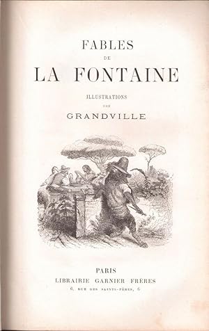 Fables de La Fontaine illustrées par GRANDVILLE
