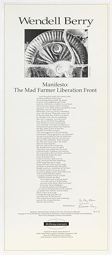 [Broadside]: Manifesto: The Mad Farmer Liberation Front