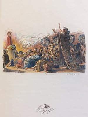 La tentation de Saint Antoine. Compositions de Georges Rochegrosse graveés en couleurs par E. Dec...