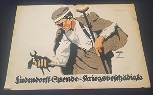 Affiche Originale de Ludwig Hohlwein - Ludendorf-Spende für Kriegsbesch