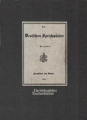 Die deutschen Sprichwörter. gesammelt [von Karl Simrock. Nachw. von Hermann Bausinger] / Die bibl...