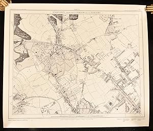 Stanford's Library Map of London and it's Suburbs, 24 Sheets, On the Scale of Six Inches to a Mile