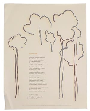 Evening Walk (Signed Broadside)