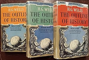 The Outline of History: Being a Plain History of Life and Mankind (Three Volume Set)