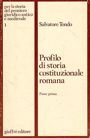 Profilo di storia costituzionale romana (prima parte)