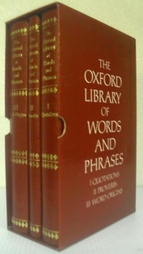The Oxford Library of Words and Phrases - Vols I, II & III in slipcase